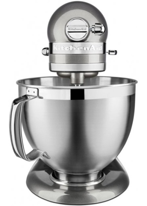 Міксер планетарний KitchenAid Artisan 4,8 л 5KSM185PSEMS з відкидним блоком срібний медальйон