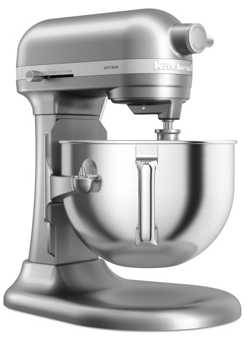 Кухонна машина KitchenAid Artisan 5,6 л 5KSM60SPXECU з підйомною чашею, сріблястий