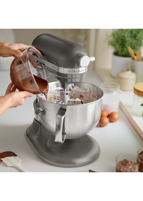 Кухонна машина KitchenAid Artisan 5,6 л 5KSM60SPXECU з підйомною чашею, сріблястий