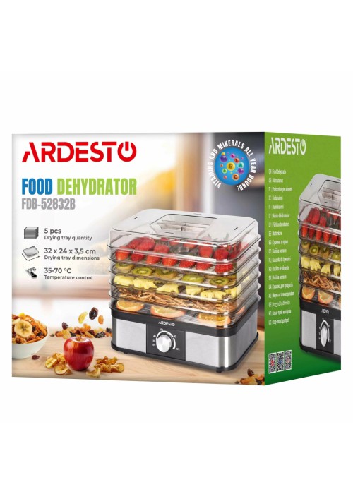 Сушка для овочів та фруктів Ardesto FDB-52832B