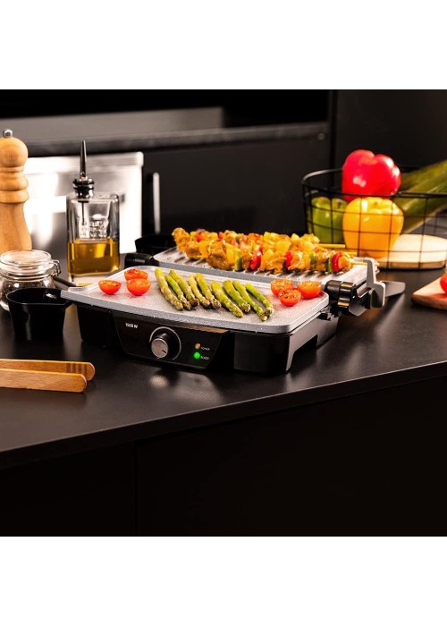 Гриль Cecotec Rock`nGrill 1500 Stone Ceramic Mix&Grill (CCTC-03194)