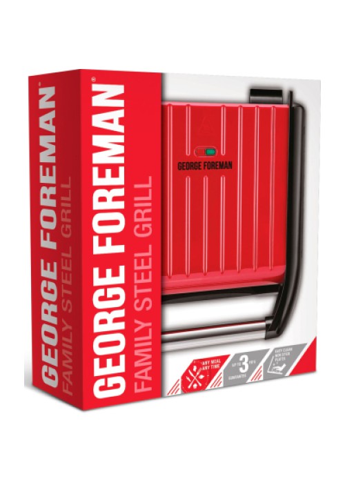 Гриль RUSSELL HOBBS George Foreman 25040-56 Family Steel Grill