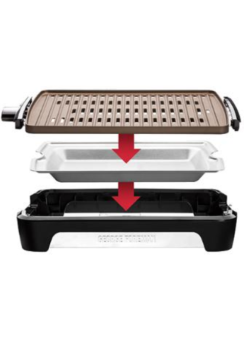 Гриль RUSSELL HOBBS George Foreman 25850-56 бездимний гриль для барбекю