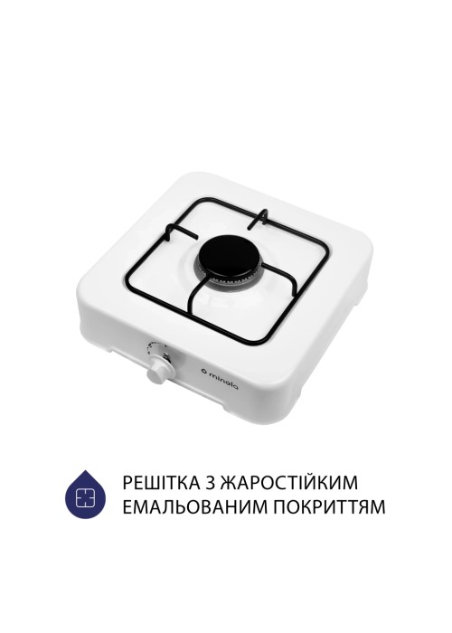 Настільна плита Minola TGH 100 WH