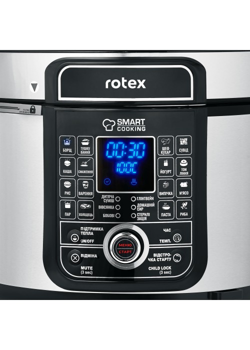 Мультиварка-скороварка Rotex REPC78-B Universal