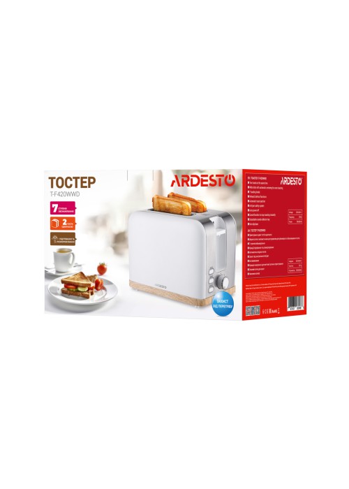 Тостер Ardesto T-F420WWD