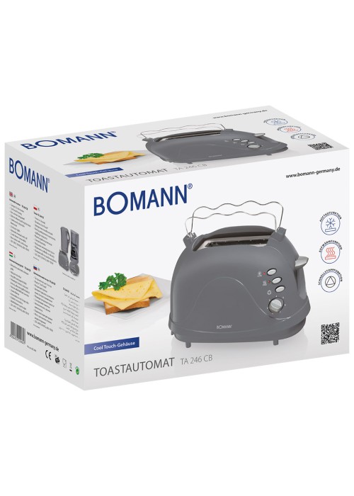 Тостер Bomann TA 246 CB grey