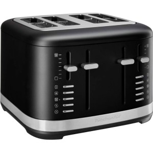 Тостер KitchenAid 5KMT4109EBM на 4 слоти матовий чорний