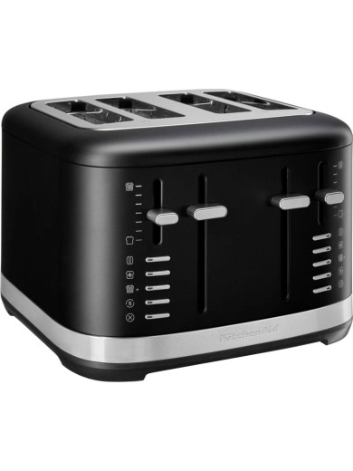 Тостер KitchenAid 5KMT4109EBM на 4 слоти матовий чорний
