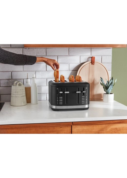 Тостер KitchenAid 5KMT4109EBM на 4 слоти матовий чорний