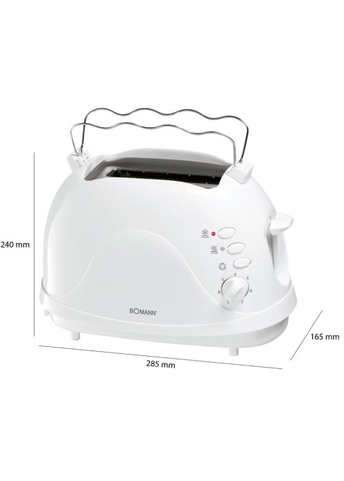 Тостер Bomann TA 246 CB white
