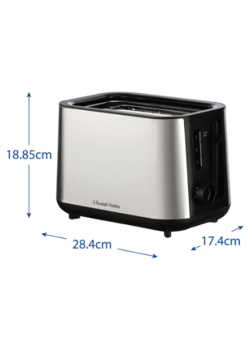 Тостер RUSSELL HOBBS 27390-56 Heaton Brushed 2Slice Toaster