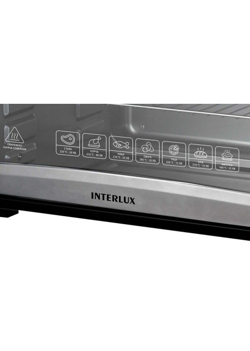 Електропіч INTERLUX ILEO-0048BG (48 л, чорна)