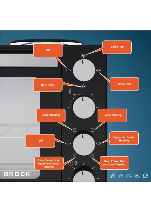 Електропіч Brock TO 3002 B