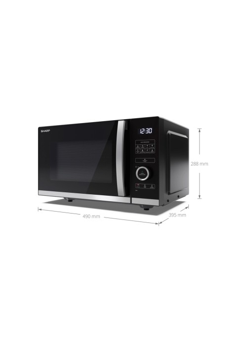 Мікрохвильова піч Sharp YC-QS254AE-B