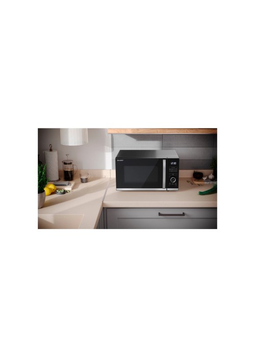 Мікрохвильова піч Sharp YC-QS254AE-B