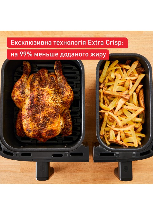 Мультипіч-фритюрниця Tefal EY905B10 Dual Easy Fry & Grill