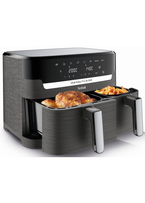 Мультипіч-фритюрниця Tefal EY905B10 Dual Easy Fry & Grill