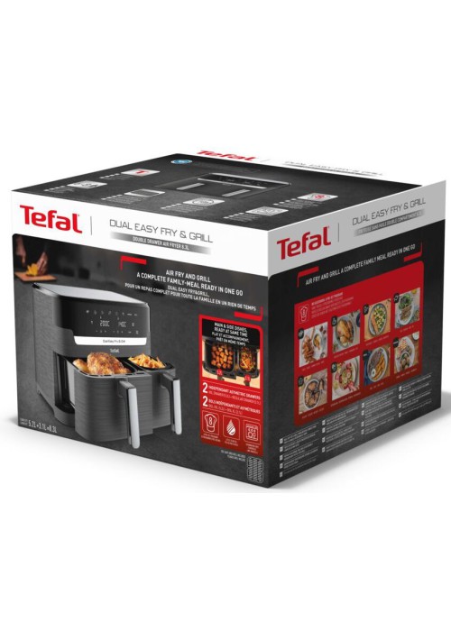 Мультипіч-фритюрниця Tefal EY905B10 Dual Easy Fry & Grill