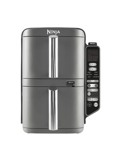 Мультіпечь Ninja Double Stack XL 2-рівнева фритюрниця з гарячим повітрям 9,5 л з системою Smart Cook (SL451EU)