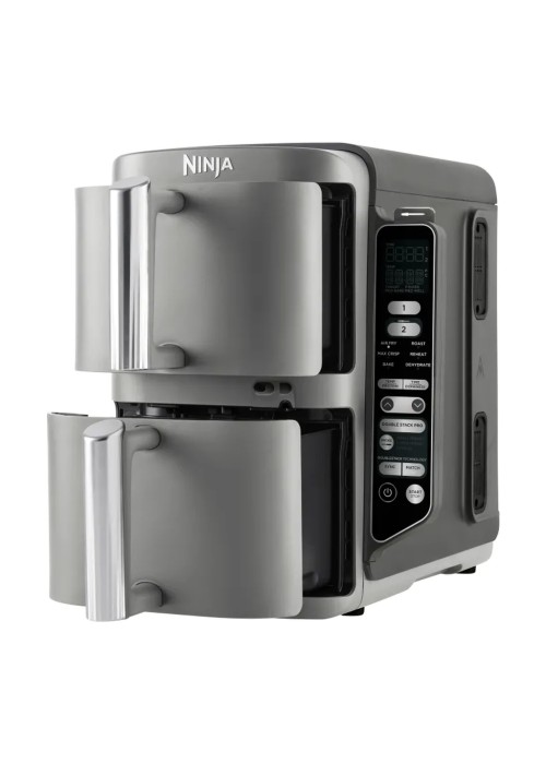 Мультіпечь Ninja Double Stack XL 2-рівнева фритюрниця з гарячим повітрям 9,5 л з системою Smart Cook (SL451EU)