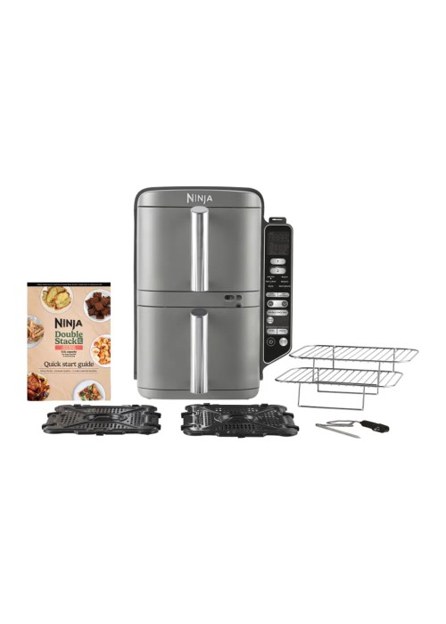 Мультіпечь Ninja Double Stack XL 2-рівнева фритюрниця з гарячим повітрям 9,5 л з системою Smart Cook (SL451EU)