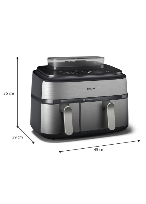Мультипіч Philips Dual Basket Airfryer 5000 Series (NA555/00)
