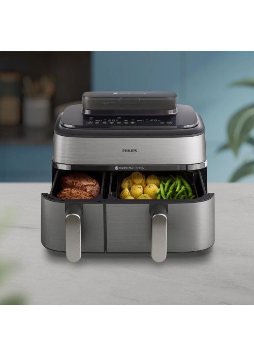 Мультипіч Philips Dual Basket Airfryer 5000 Series (NA555/00)