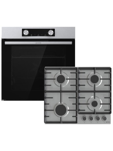 Вбудований комплект Варильна поверхня Gorenje G642ABX + Духова шафа Gorenje BO6737E02XK