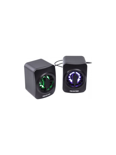 Акустична система Maxxter CSP-U005RGB USB Black (CSP-U005RGB)