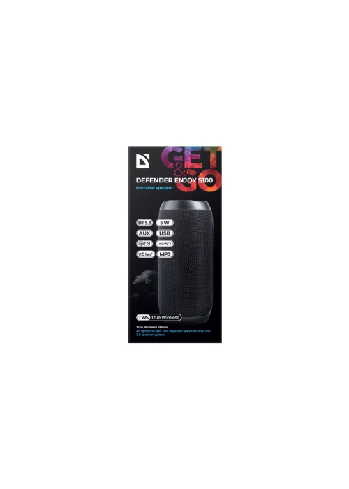 Акустична система Defender Enjoy S100 Bluetooth Black (65101)