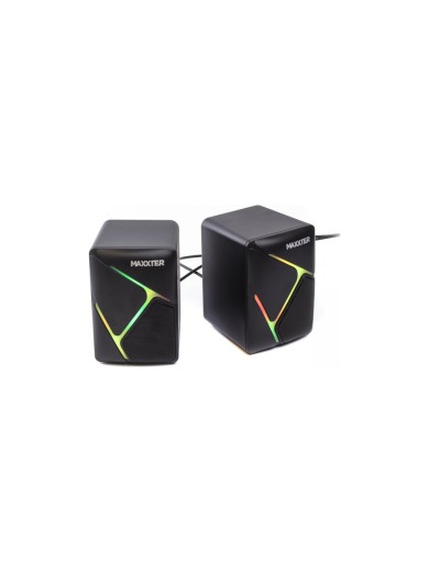 Акустична система Maxxter CSP-U004RGB USB Black (CSP-U004RGB)