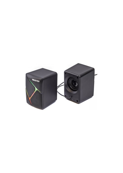 Акустична система Maxxter CSP-U004RGB USB Black (CSP-U004RGB)