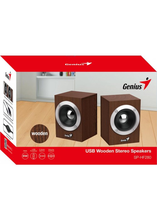 Акустична система Genius SP-HF280 USB Wood (31730028400)