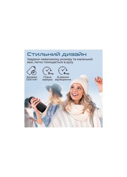 Акустична система Promate Capsule-2 Black (capsule-2.black)