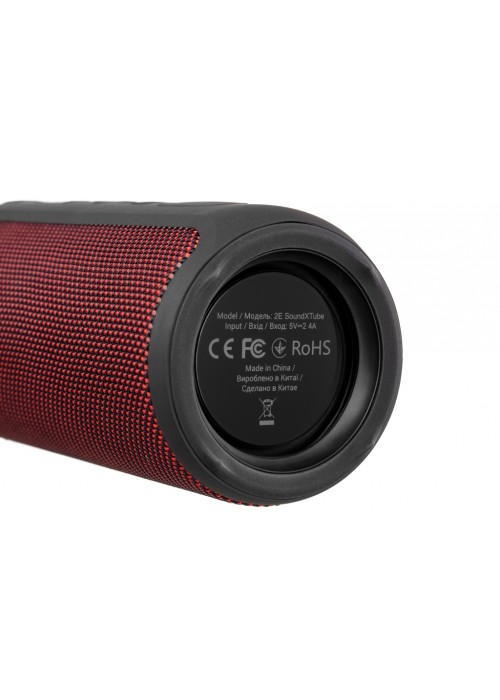 Акустична система 2E SoundXTube TWS MP3 Wireless Waterproof Red (2E-BSSXTWRD)