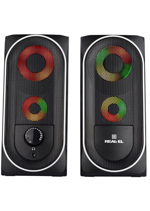 Акустична система REAL-EL S-110 USB Black