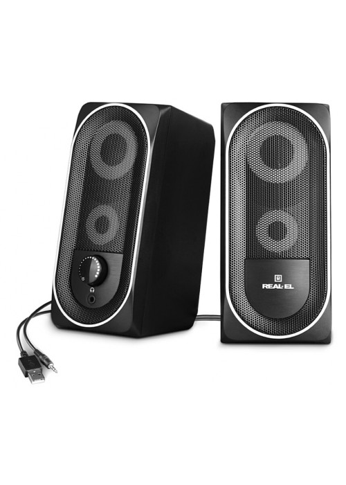 Акустична система REAL-EL S-110 USB Black