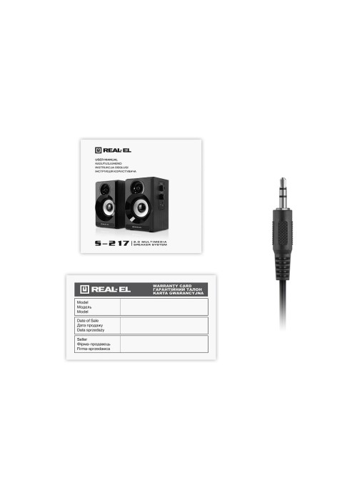 Акустична система REAL-EL S-217 Black (EL121200013)