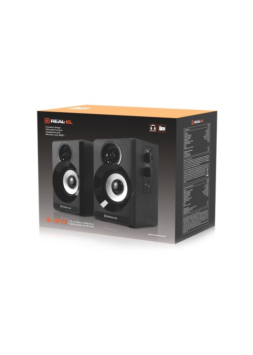 Акустична система REAL-EL S-217 Black (EL121200013)