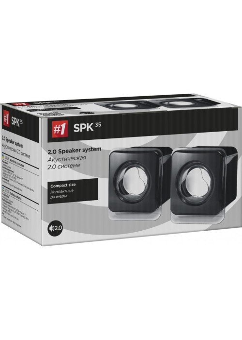 Акустична система Defender SPK 35 5W USB black (65635)