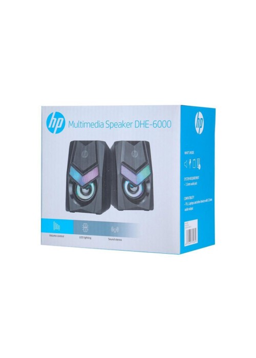Акустична система HP DHE-6000 LED RGB Black (DHE-6000)