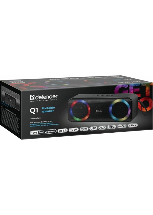 Акустична система Defender Q1 10Вт Black (65301)