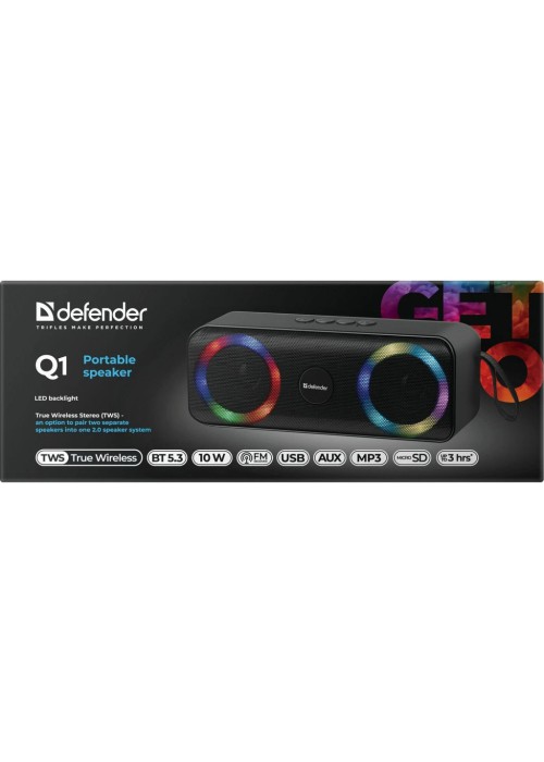 Акустична система Defender Q1 10Вт Black (65301)