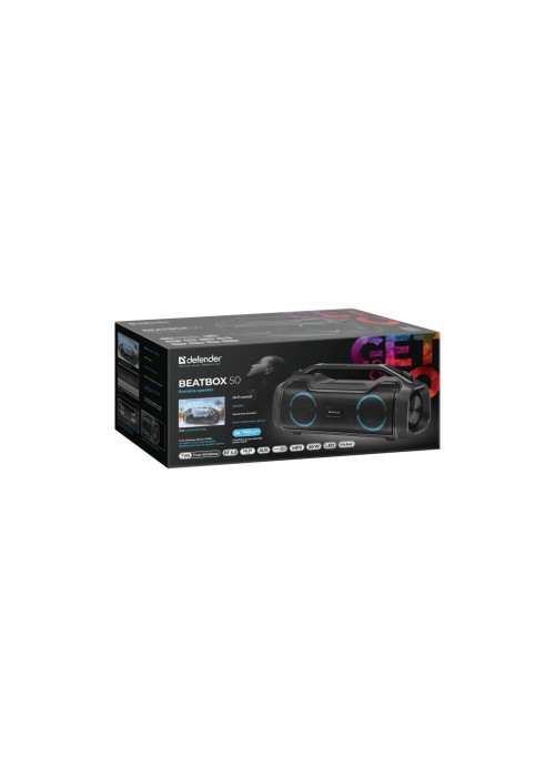 Акустична система Defender Beatbox 50 Bluetooth Black (65950)