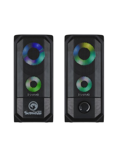 Акустична система Marvo SG-265 Multi-LED USB Black