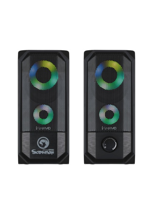 Акустична система Marvo SG-265 Multi-LED USB Black