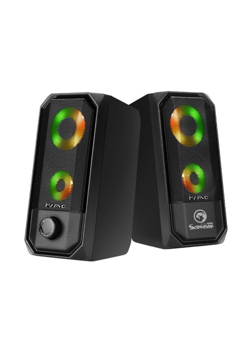Акустична система Marvo SG-265 Multi-LED USB Black