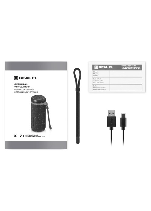 Акустична система REAL-EL X-711 Black (EL121600026)