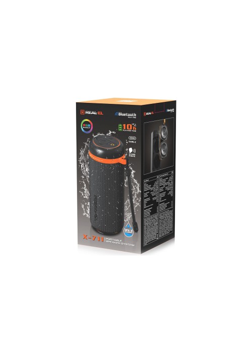 Акустична система REAL-EL X-711 Black (EL121600026)